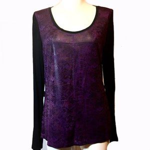 Patrizia Luca - Scoopneck Long Sleeve T - Size L